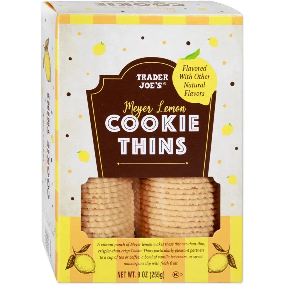 Trader Joe's — Meyer Lemon Cookie Thins
